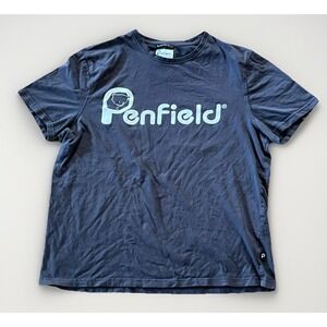 Penfield Navy Blazer Bear Chest Print Short Sleeve T-Shirt  -Mens XL‎